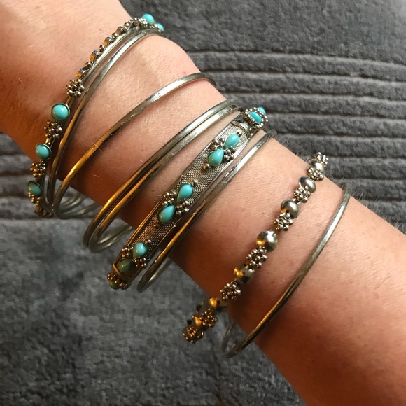 Jewelry - Bangle bracelet set of 9